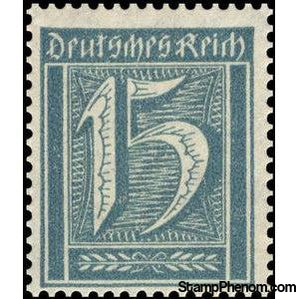 Germany 1922 Numeral, 15pf-Stamps-Germany-Mint-StampPhenom