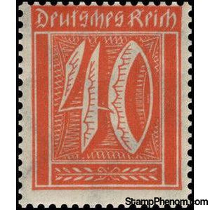 Germany 1922 Numeral, 40pf-Stamps-Germany-Mint-StampPhenom