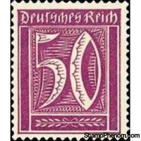 Germany 1922 Numeral, 50pf-Stamps-Germany-Mint-StampPhenom