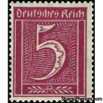 Germany 1922 Numeral, 5pf-Stamps-Germany-Mint-StampPhenom