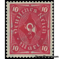 Germany 1922 Posthorn, 10m-Stamps-Germany-Mint-StampPhenom