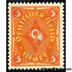 Germany 1922 Posthorn, 5m-Stamps-Germany-Mint-StampPhenom