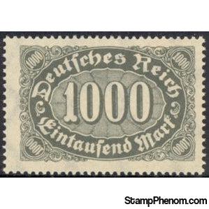 Germany 1923 Mark Numeral, 1000m-Stamps-Germany-Mint-StampPhenom