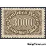 Germany 1923 Mark Numeral, 3000m-Stamps-Germany-Mint-StampPhenom