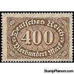 Germany 1923 Mark Numeral, 400m-Stamps-Germany-Mint-StampPhenom