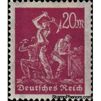 Germany 1923 Miner, 20m-Stamps-Germany-Mint-StampPhenom