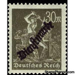 Germany 1923 Official Stamp, 30m-Stamps-Germany-Mint-StampPhenom