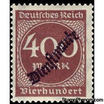 Germany 1923 Official Stamp, 400m-Stamps-Germany-Mint-StampPhenom