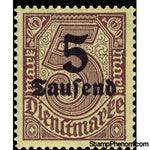 Germany 1923 Official Stamp, 5-Stamps-Germany-Mint-StampPhenom