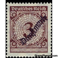 Germany 1923 Official Stamp, watermarked, 3-Stamps-Germany-Mint-StampPhenom