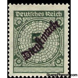 Germany 1923 Official Stamp, watermarked, 5-Stamps-Germany-Mint-StampPhenom