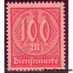 Germany 1923 Official stamp: numeric value-Stamps-Germany-Mint-StampPhenom