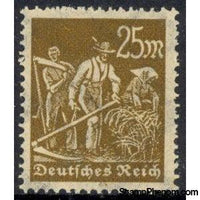 Germany 1923 Reaper, 25m-Stamps-Germany-Mint-StampPhenom