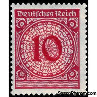 Germany 1923 Rentenmark, only numeral, 10pf-Stamps-Germany-Mint-StampPhenom