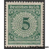 Germany 1923 Rentenmark, only numeral, 5pf-Stamps-Germany-Mint-StampPhenom