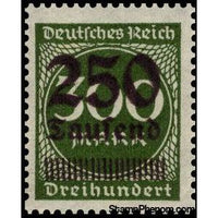 Germany 1923 Surcharge - 250T on 300m (numbers)-Stamps-Germany-Mint-StampPhenom