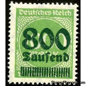 Germany 1923 Surcharge - 800T on 1000m (numbers)-Stamps-Germany-Mint-StampPhenom