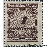 Germany 1923 Value in "Milliarden", 1mlrd-Stamps-Germany-Mint-StampPhenom