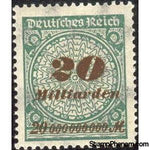 Germany 1923 Value in "Milliarden", 20mlrd-Stamps-Germany-Mint-StampPhenom