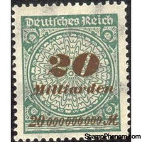 Germany 1923 Value in "Milliarden", 20mlrd-Stamps-Germany-Mint-StampPhenom