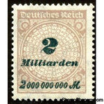 Germany 1923 Value in "Milliarden", 2mlrd-Stamps-Germany-Mint-StampPhenom