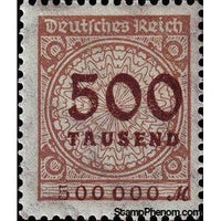 Germany 1923 Value in "Tausend"-Stamps-Germany-Mint-StampPhenom