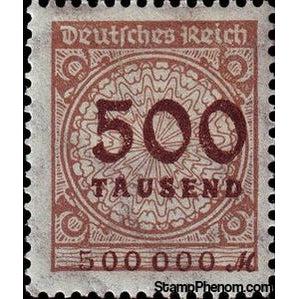 Germany 1923 Value in "Tausend"-Stamps-Germany-Mint-StampPhenom