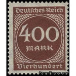 Germany 1923 Value in circle, 400m-Stamps-Germany-Mint-StampPhenom