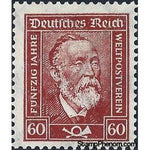 Germany 1928 Heinrich von Stephan (1831-1897), 1st Germ. Postmaster Gener-Stamps-Germany-Mint-StampPhenom