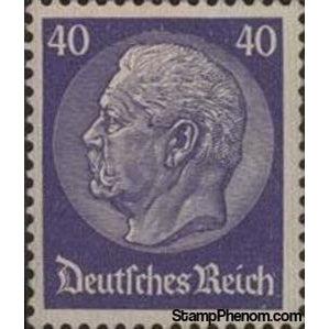 Germany 1932 Paul von Hindenburg (1847-1934), 2nd President, 40pf-Stamps-Germany-Mint-StampPhenom