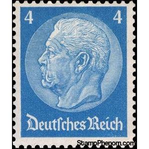 Germany 1932 Paul von Hindenburg (1847-1934), 2nd President, 4pf-Stamps-Germany-Mint-StampPhenom