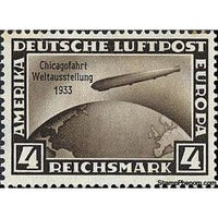 Germany 1933 Air. “Graf Zeppelin” Chicago World Exhibition Flight.-Stamps-Germany-Mint-StampPhenom