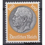 Germany 1933 Paul von Hindenburg (1847-1934), 2nd President, 100pf-Stamps-Germany-Mint-StampPhenom