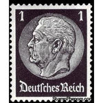 Germany 1933 Paul von Hindenburg (1847-1934), 2nd President, 1pf-Stamps-Germany-Mint-StampPhenom