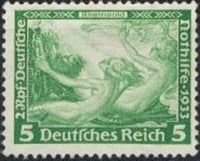 Germany 1933 Welfare Fund, Wagner's Operas-Stamps-Germany-Mint-StampPhenom