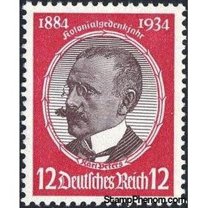 Germany 1934 Dr. Karl Peters (1856-1918)-Stamps-Germany-Mint-StampPhenom