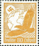 Germany 1934 Golden Eagle and globe-Stamps-Germany-Mint-StampPhenom