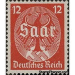 Germany 1934 Imperial eagle with inscription "Saar"-Stamps-Germany-Mint-StampPhenom