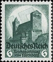 Germany 1934 Nuremberg Castle-Stamps-Germany-Mint-StampPhenom