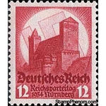 Germany 1934 Nuremberg Castle-Stamps-Germany-Mint-StampPhenom