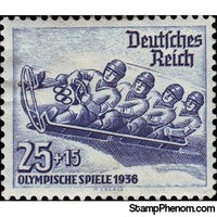 Germany 1935 Four-man bobsleigh-Stamps-Germany-Mint-StampPhenom