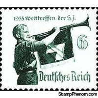 Germany 1935 HJ fanfare player-Stamps-Germany-Mint-StampPhenom