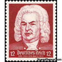 Germany 1935 Johann Sebastian Bach (1685-1750), composer-Stamps-Germany-Mint-StampPhenom