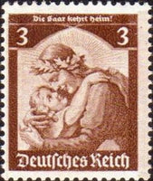 Germany 1935 Symbol: 'The Saar will return to the mother of Germany'-Stamps-Germany-Mint-StampPhenom