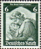 Germany 1935 Symbol: 'The Saar will return to the mother of Germany'-Stamps-Germany-Mint-StampPhenom