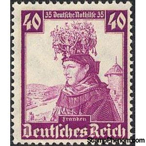 Germany 1935 Upper Franconia (Bridesmaid from Effeltrich)-Stamps-Germany-Mint-StampPhenom