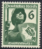 Germany 1937 Shield holder with badge of the Air-raid Protection Associat-Stamps-Germany-Mint-StampPhenom