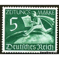 Germany 1939 Paperboy Hurries across the Globe-Stamps-Germany-Mint-StampPhenom