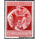 Germany 1940 Hitler with child-Stamps-Germany-Mint-StampPhenom