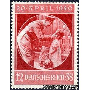 Germany 1940 Hitler with child-Stamps-Germany-Mint-StampPhenom